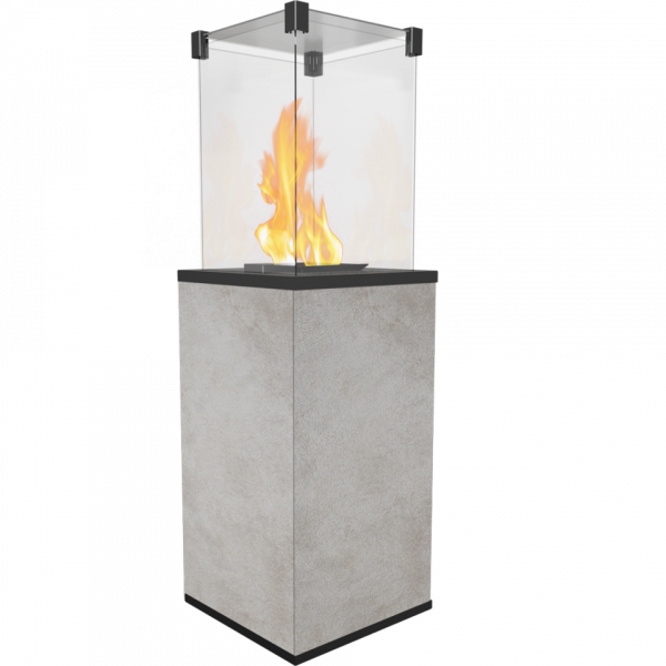 Уличный нагреватель PATIO/M/G31/37MBAR/Q/O/G - OXIDE GRIGIO, с ручным управлением Kratki (Польша)