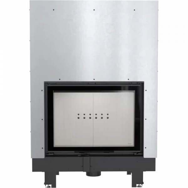 Каминная топка с водяным контуром MBA/PW/17/G/W, гильотина Kratki PRO