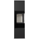 Дровяная печь REN/M/P, черная футеровка, с доводчиком Kratki PRO