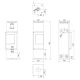 Дровяная печь REN/M/P, черная футеровка, с доводчиком Kratki PRO