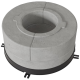 Комплект бетонных теплоаккумулирующих дисков d-150мм (4 шт., 2 слоя, V1) Kratki (Польша)