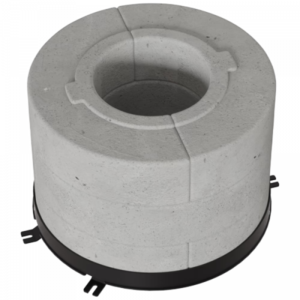 Комплект бетонных теплоаккумулирующих дисков d-150 мм (6 шт., 3 слоя, V1) Kratki (Польша)