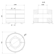 Комплект бетонных теплоаккумулирующих дисков d-150 мм (6 шт., 3 слоя, V1) Kratki (Польша)
