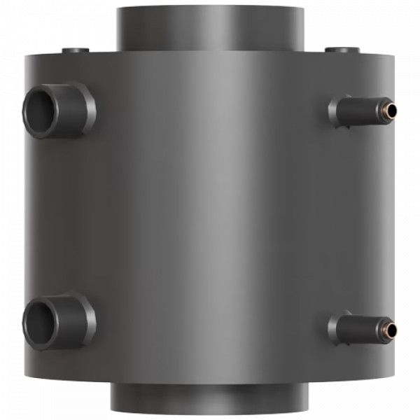 Теплообменник водный для дымохода, со змеевиком, д. 150 V1 Kratki (Польша)