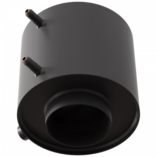 Теплообменник водный для дымохода, со змеевиком, д. 150 V1 Kratki (Польша)