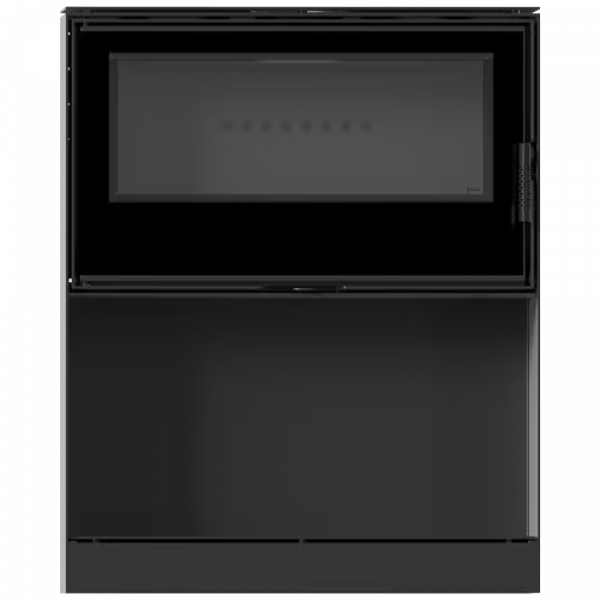 Дровяная печь KARI 95/W, черная футеровка Kratki PRO