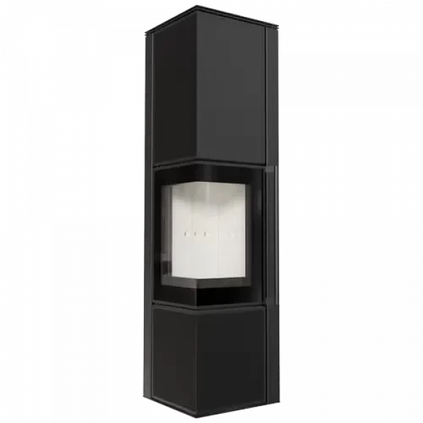 Дровяная печь TORA/L 8 кВт Nero Assoluto Kratki PRO