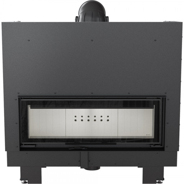 Стальная каминная топка MB100/G черная футеровка Kratki PRO
