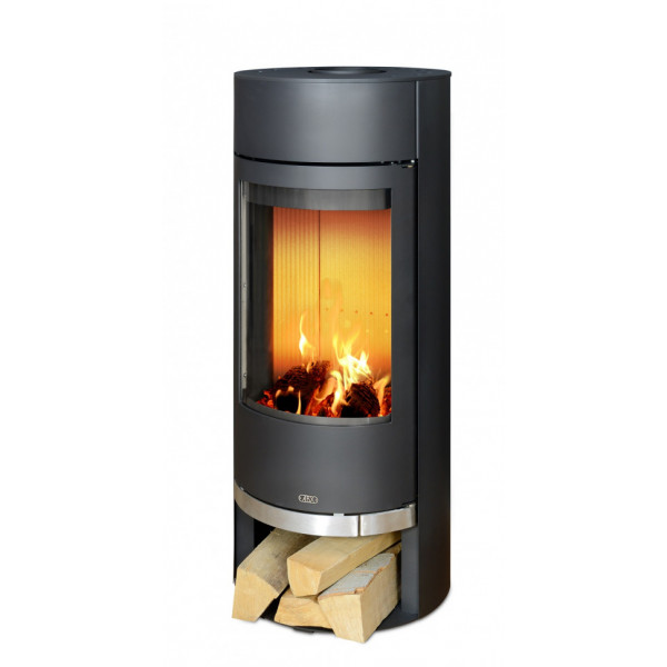 Печь-камин ABX Vigo (белая сталь) ABX