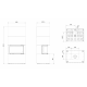 Каминокомплект Home Easy Box Zimbabwe Nero с топкой NBC Kratki PRO