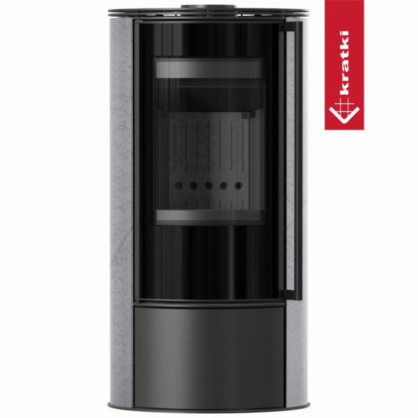 Печь Kratki PRO ERIK GREY SATIN (Чёрная футеровка) Kratki PRO (Польша)