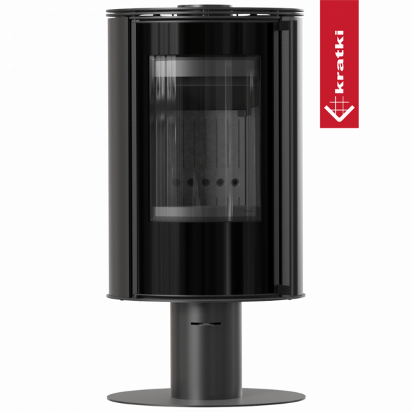 Печь Kratki PRO ERIK на опоре (Чёрная футеровка, с доводчиком) Kratki PRO (Польша)