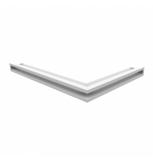 Люфт угловая левая белая 60 LUFT/NL/60/45S/B/SF