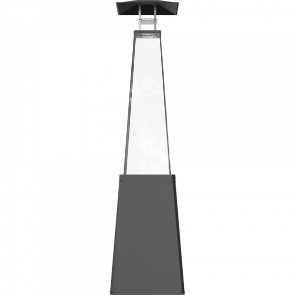 Нагреватель газовый уличный UMBRELLA/BS/C/G31/37MBAR/S - без стоек, черный Kratki (Польша)