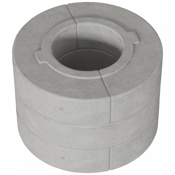 Комплект бетонных теплоаккумулирующих дисков d-150мм (6 шт., 3 слоя, V2) Kratki (Польша)