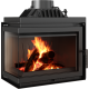 Каминная топка SIMPLE/M/S/L/BS/150 угловое стекло слева Kratki (Польша)