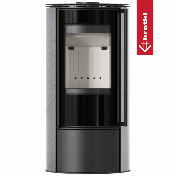 Печь Kratki PRO ERIK GREY SATIN (Белая футеровка) Kratki PRO (Польша)