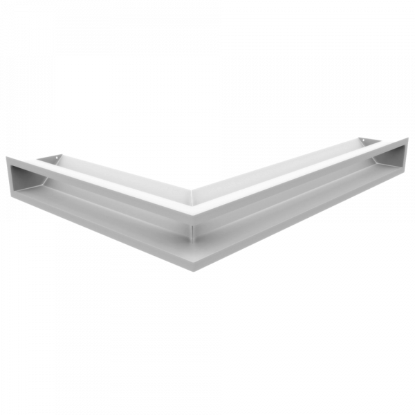 Люфт угловая правая белая 90 LUFT/NP/90/45S/B/SF Kratki (Польша)