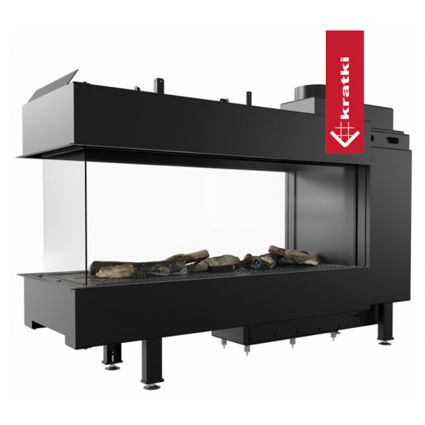 Газовая топка Kratki Pro LEO/LP/100/G31/37MBAR (баллонный газ) Kratki (Польша)