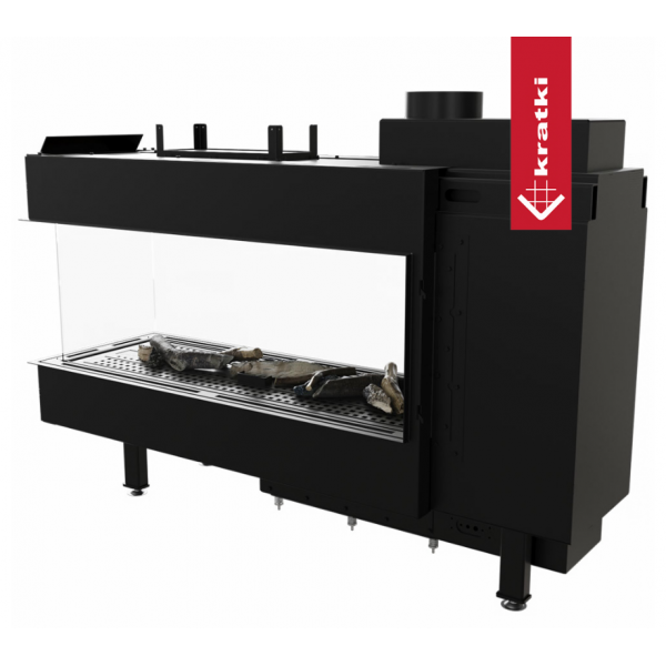 Газовая топка Kratki Pro LEO/LP/100/G31/37MBAR (баллонный газ) Kratki (Польша)