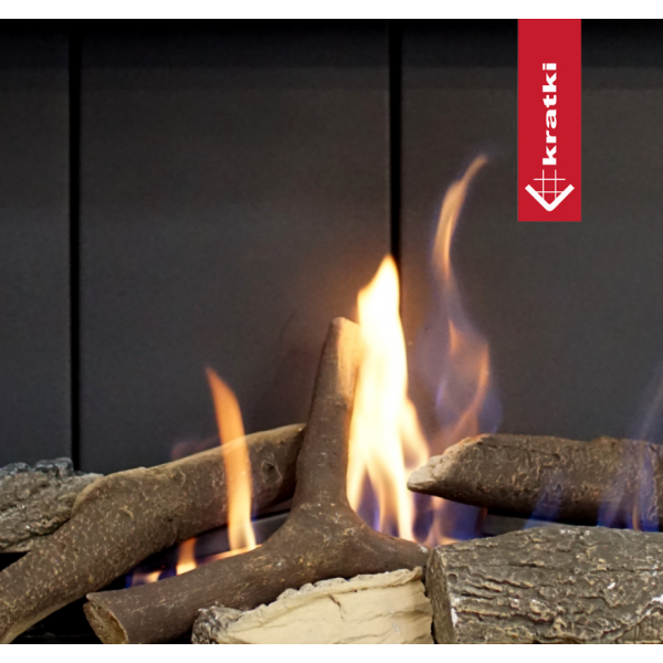Газовая топка Kratki Pro LEO/LP/100/G31/37MBAR (баллонный газ) Kratki (Польша)
