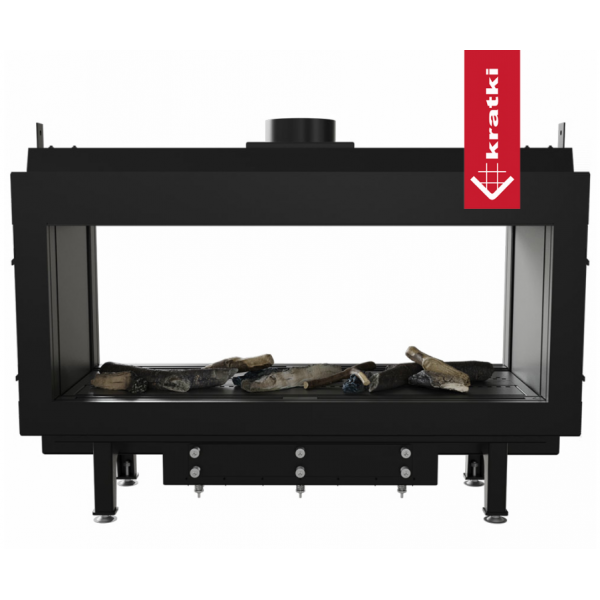 Газовая топка Kratki Pro LEO/100/TUNEL/G20 (магистральный газ) Kratki (Польша)