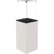 Газовый нагреватель PATIO MINI/M/G31/37MBAR/B - белое стекло, с ручным управлением Kratki (Польша)