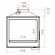 Каминная топка LCI 5 GF (Liseo Castiron)
