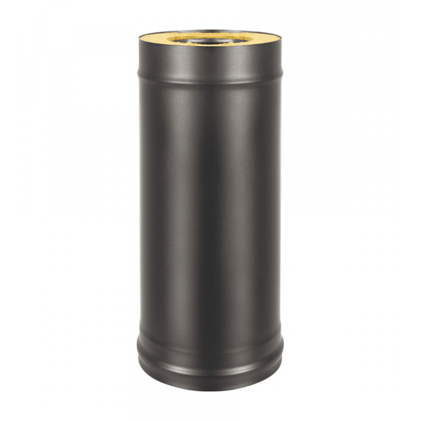 Сэндвич-труба BLACK (AISI 430/0 8мм)  L-1м (200х300)