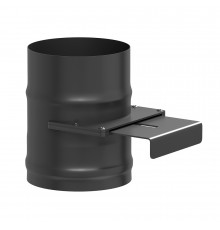 Шибер задвижной Черный (Black) (AISI 430/0 8мм) д.150