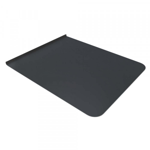 Лист предтопочный BLACK 980х980х0 5мм (R75)
