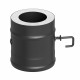 Сэндвич-шибер поворотный KERABLACK (AISI 430 1 0мм/0 5мм) д.120х200  L-0 2м