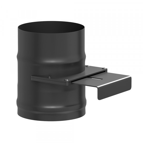 Шибер задвижной Черный (Black) (AISI 430/0 8мм) д.120
