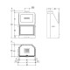 Каминная топка Piazzetta MA 261 SL