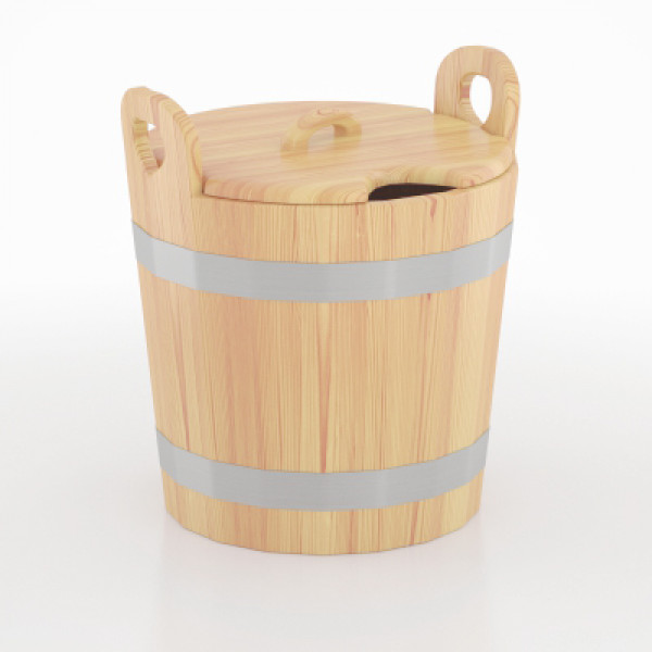 Запарник для бани из кедра (с крышкой) BentWood