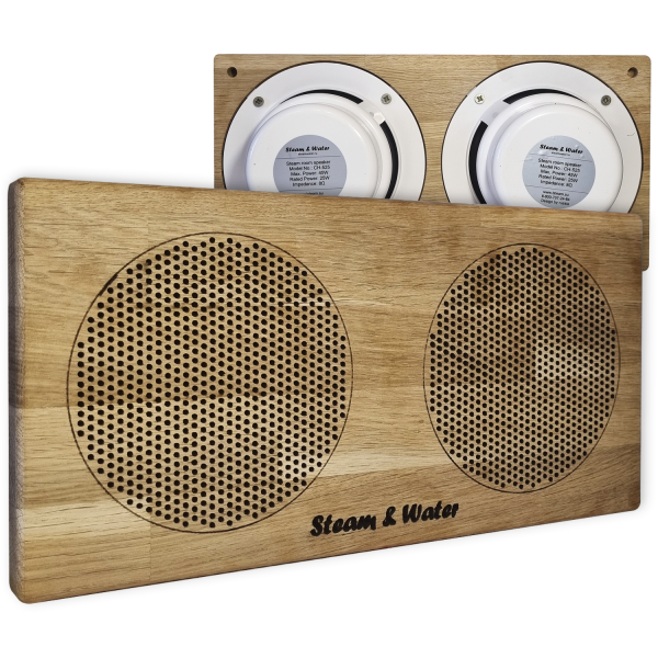 Влагостойкий динамик - SW 525 Wood SQUARE Двойной Steam & Water