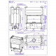 Каминная топка ROMOTOP HEAT T 3G L 88.50.01 DF DOUBLE FACE
