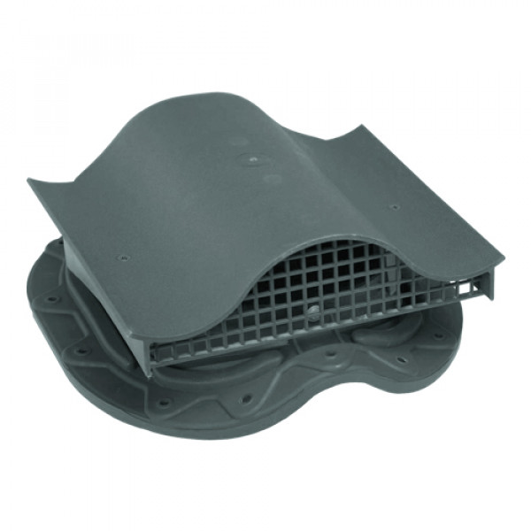 Вентиль для металлочерепицы К-VS-3 графит Roof-Master