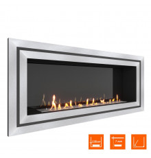 Биокамин встраиваемый SteelHeat GRAND-D 1500 (Стемалит)