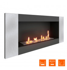 Биокамин встраиваемый SteelHeat LONG-V 900 Small (Стандарт)