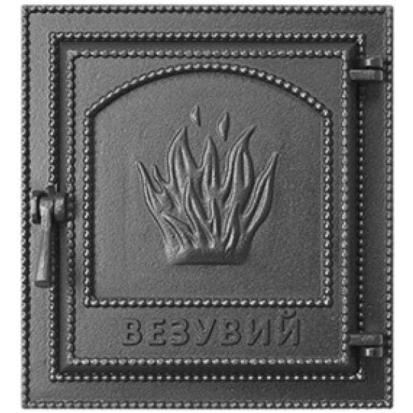 Дверка каминная Везувий 211 (антрацит)