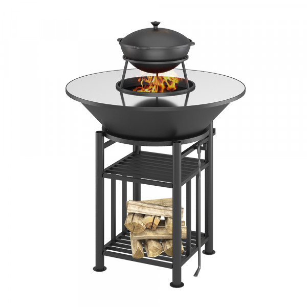 Fantastic Grill Везувий Ø 1000 (чаша + подставка + плита + решетка чугунная 