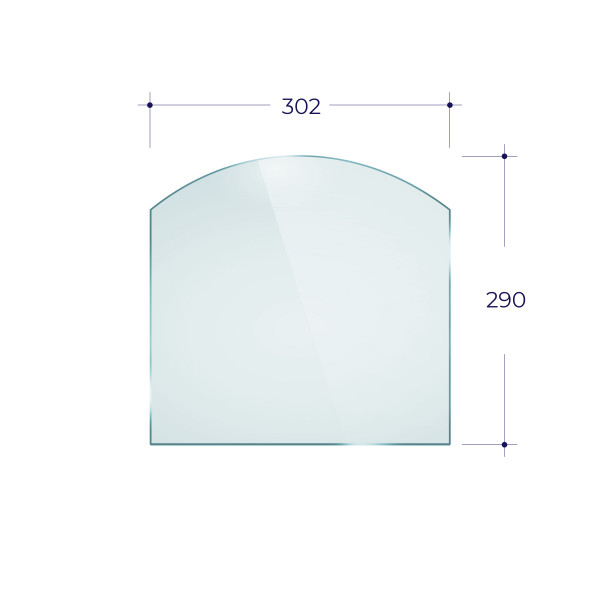 Стекло Везувий 290 (0,290*0,302)