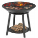 Чугунный Fantastic Grill Везувий Ø 1000 Престиж (чаша + подставка престиж + плита Gurman Ø1000 + крышка)
