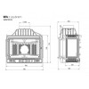 Каминная топка KAWMET W4 PB