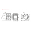 Банная печь Саяны Carbon Витра