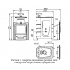 Печь TMF Гейзер Супер Inox Витра ЗК антрацит