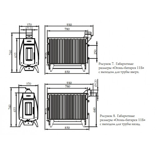 Печь TMF Огонь-батарея 11