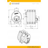 Печь отопительная ВЕЗУВИЙ АОГТ 01 С