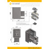 Печь ВЕЗУВИЙ Сенсация 22 Антрацит (ДТ-4)